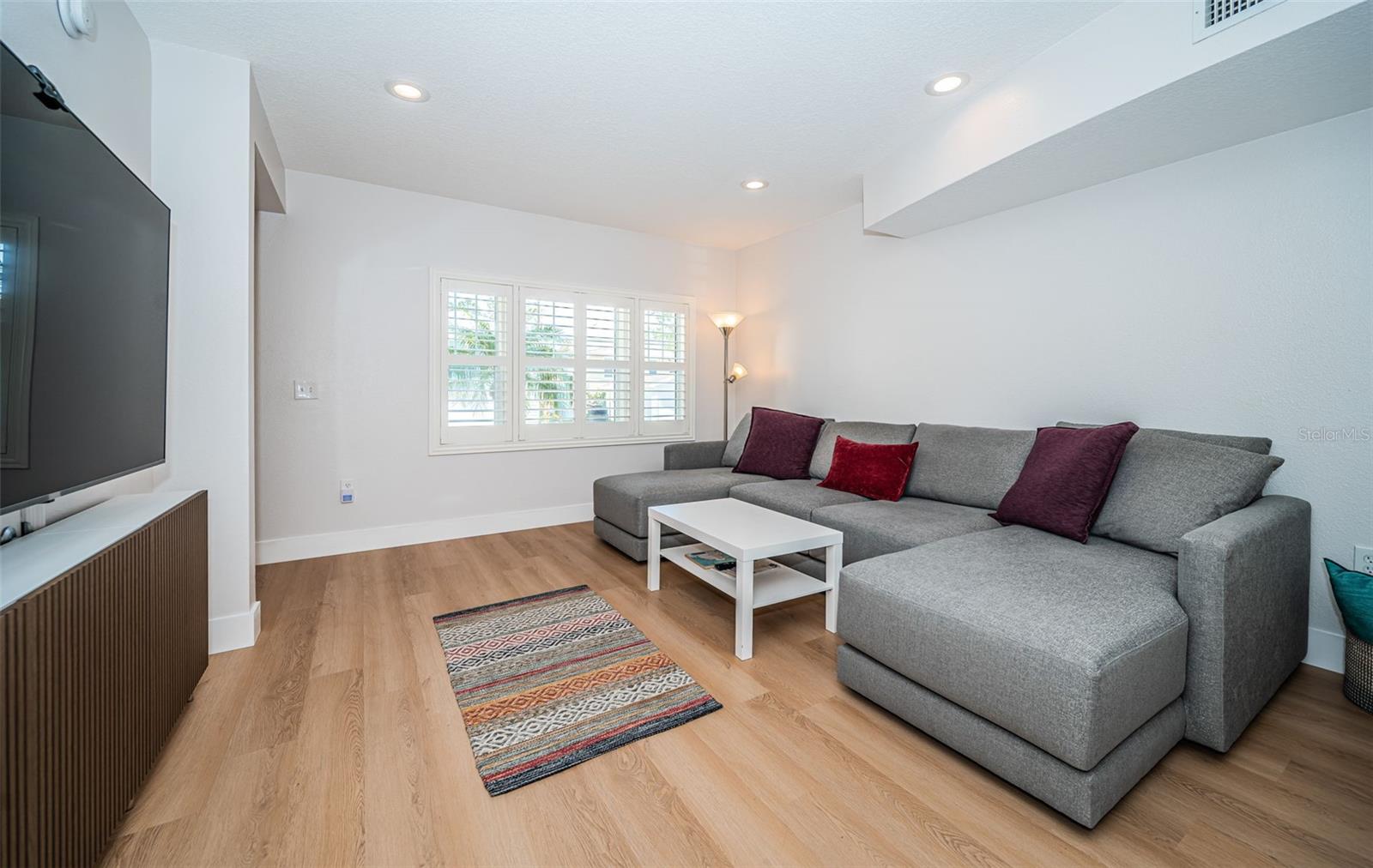 Spacious and inviting living room.