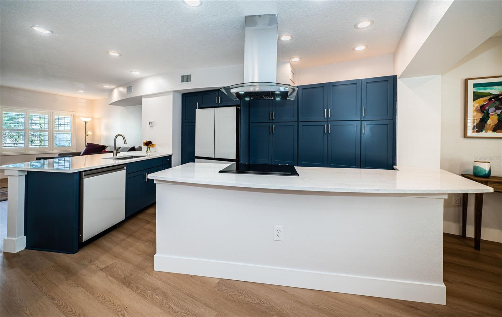 Show-stopping kitchen has been renovated with all the modern elements in mind.