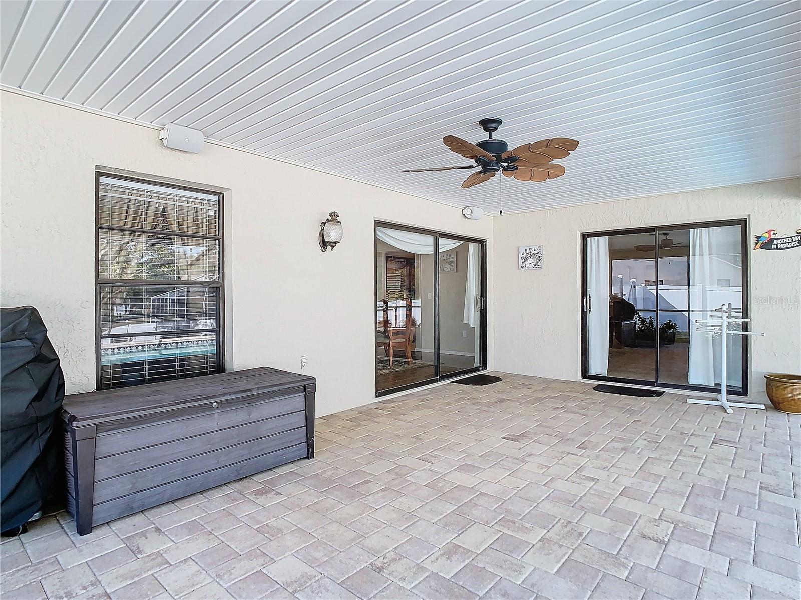 Sliding Glass Doors open from main living areas