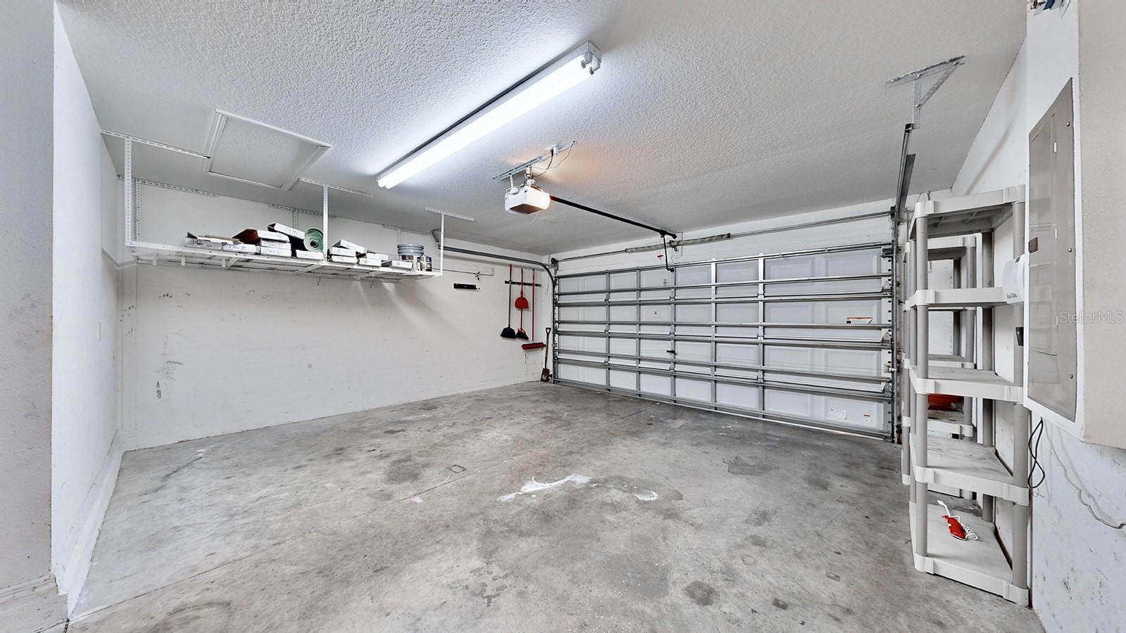 Spacious garage with Ample Storage