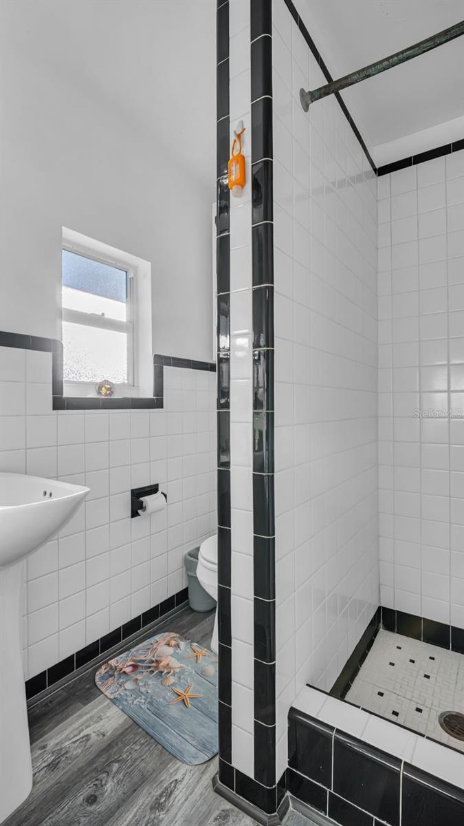 Bathroom and shower