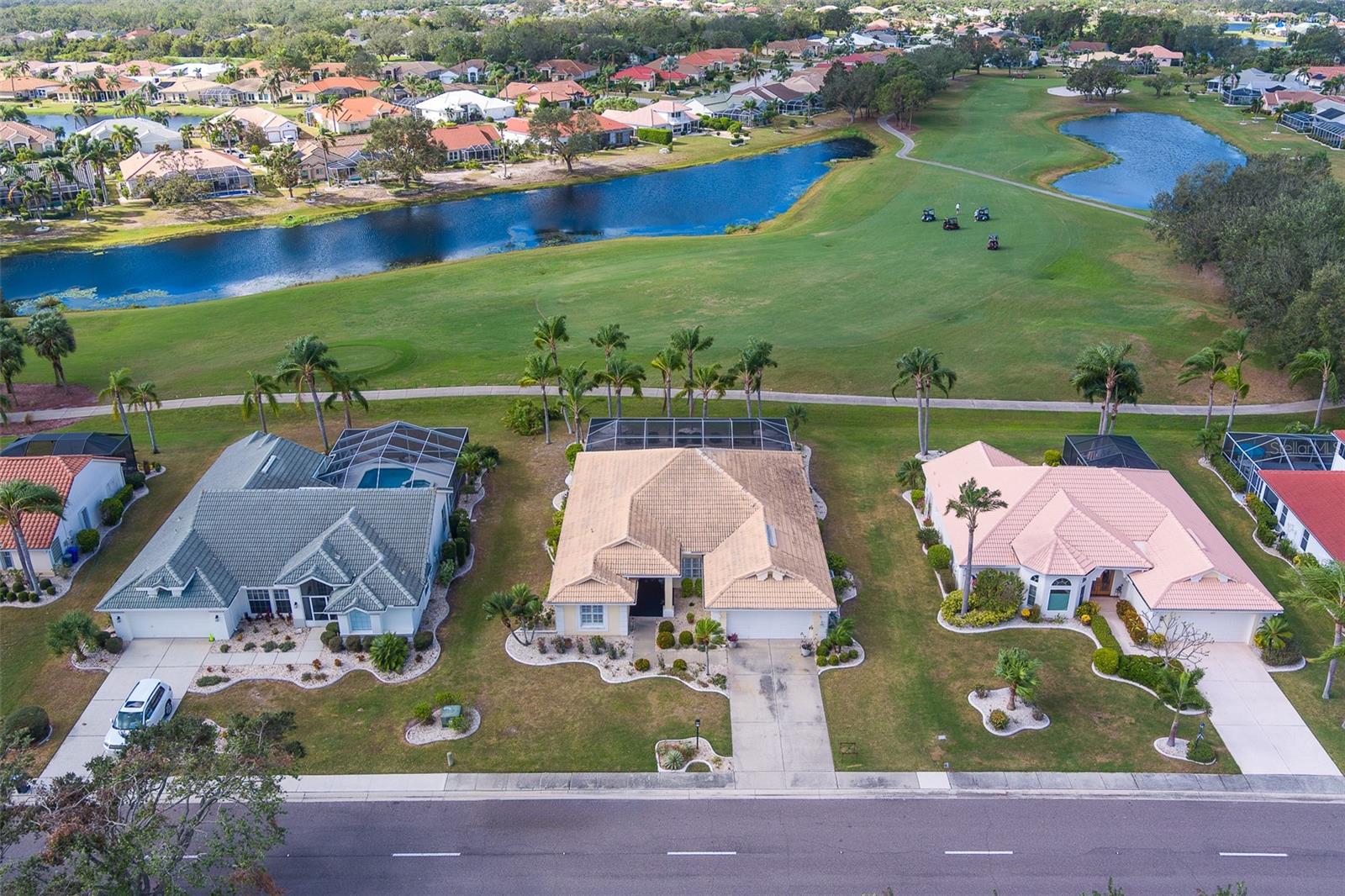 Golf course and Pond Views