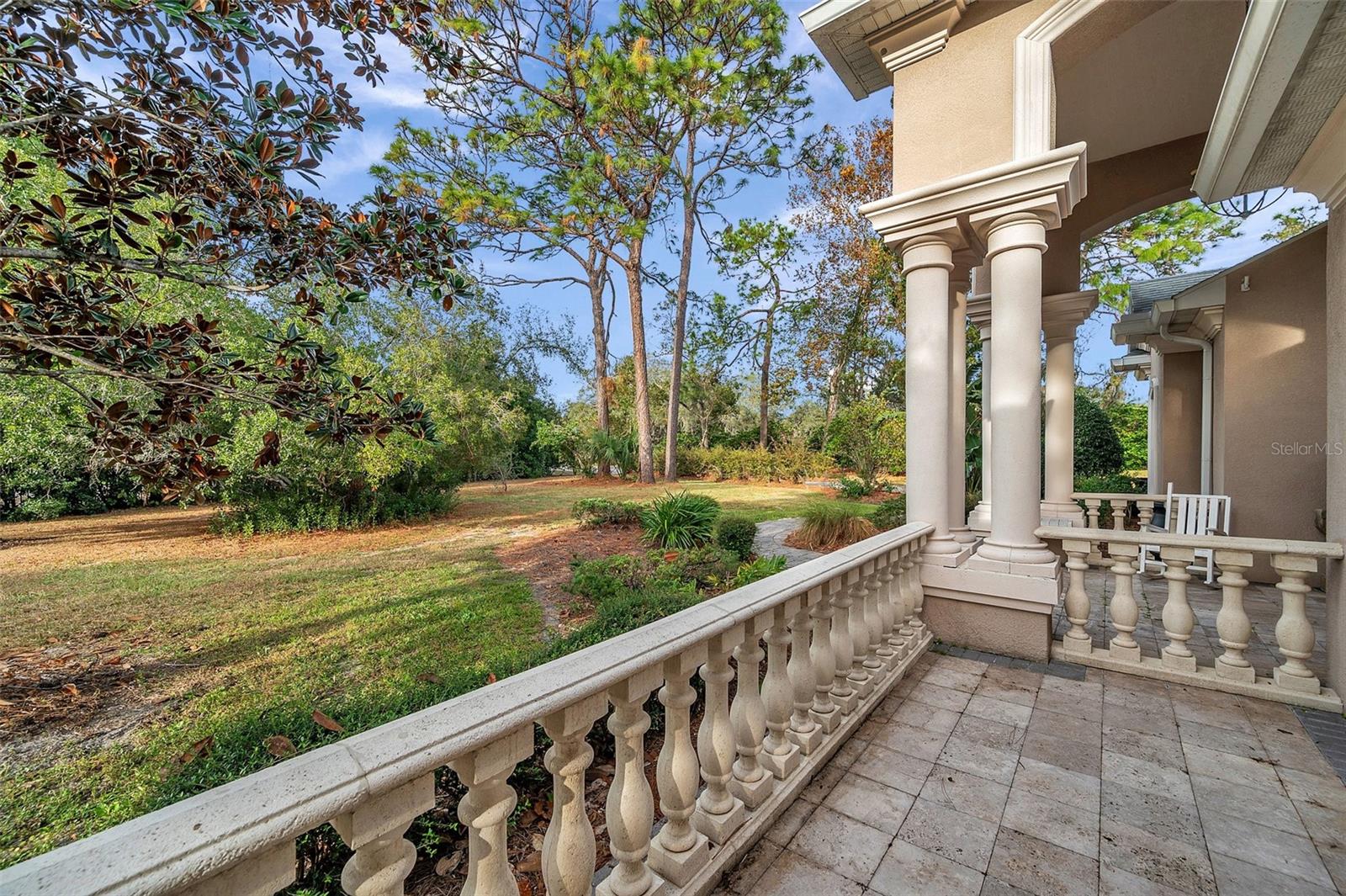 private front porch off bedroom