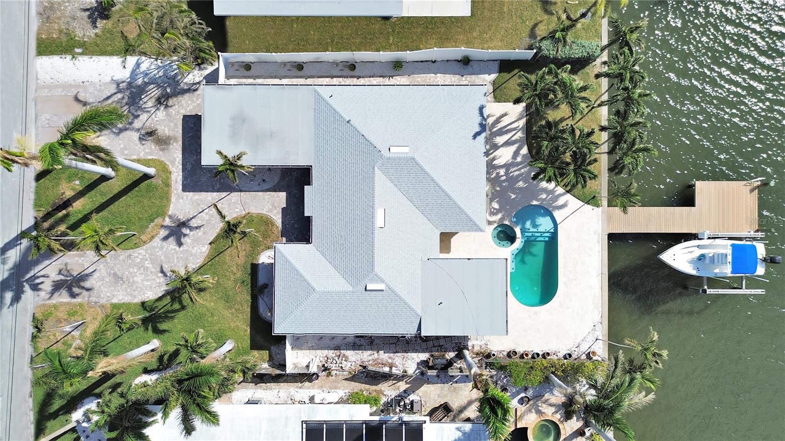 Aerial view of home