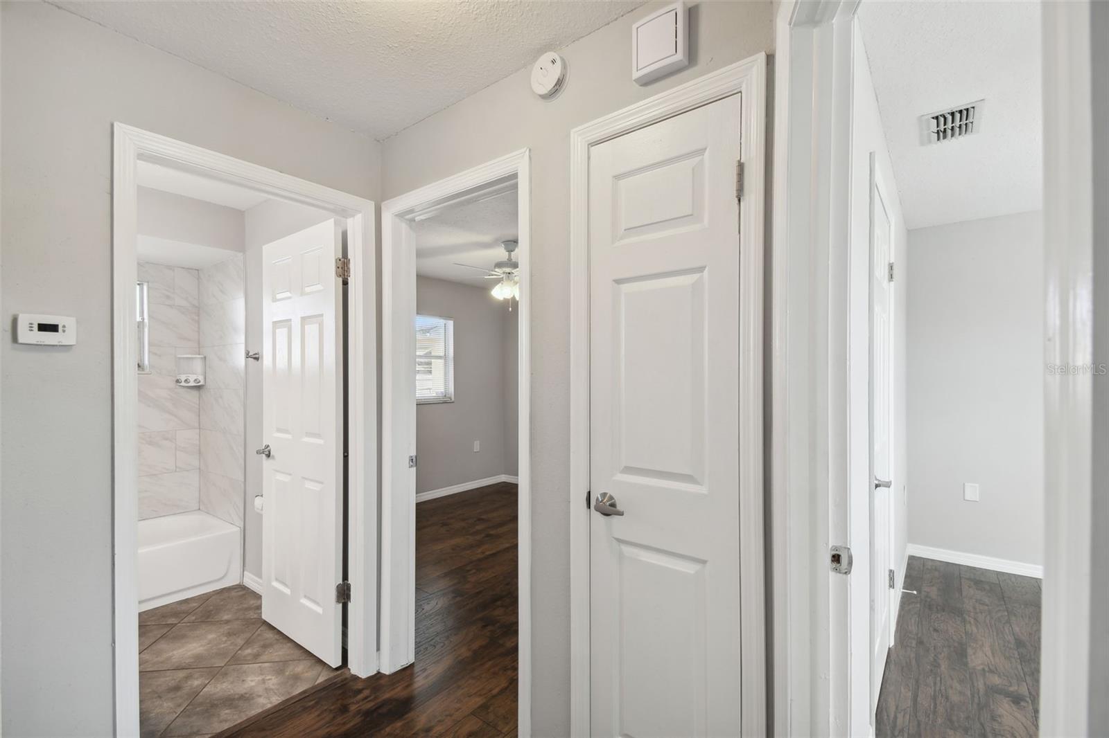 Bath, Bedroom #2, Linen Closet, Bedroom #1