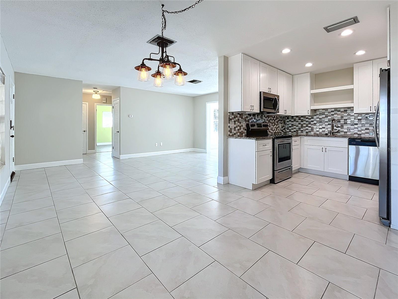 Dining Room - Kitchen - Living Room