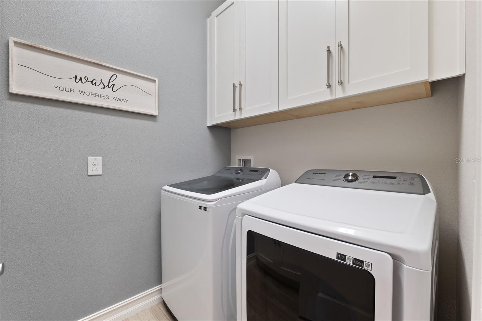 Inside laundry/utility room.