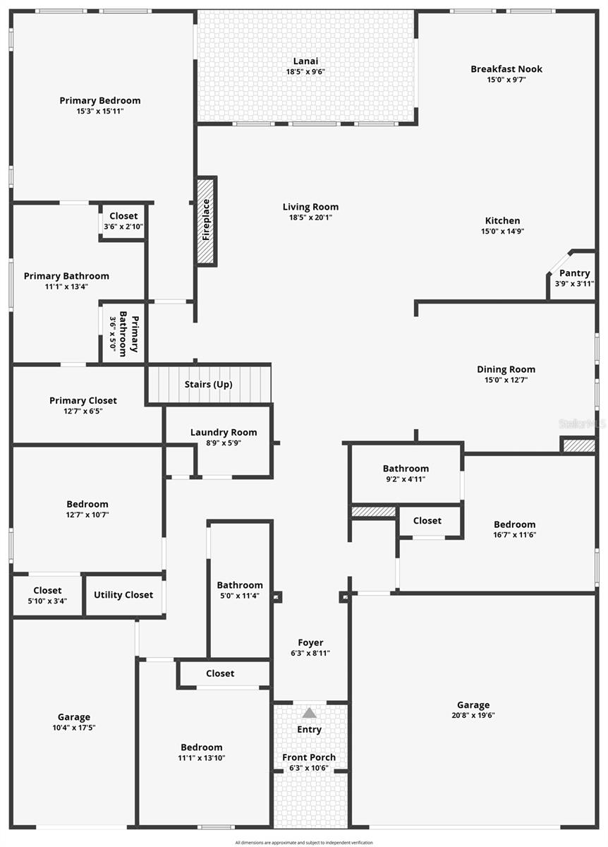 Main level floorplan