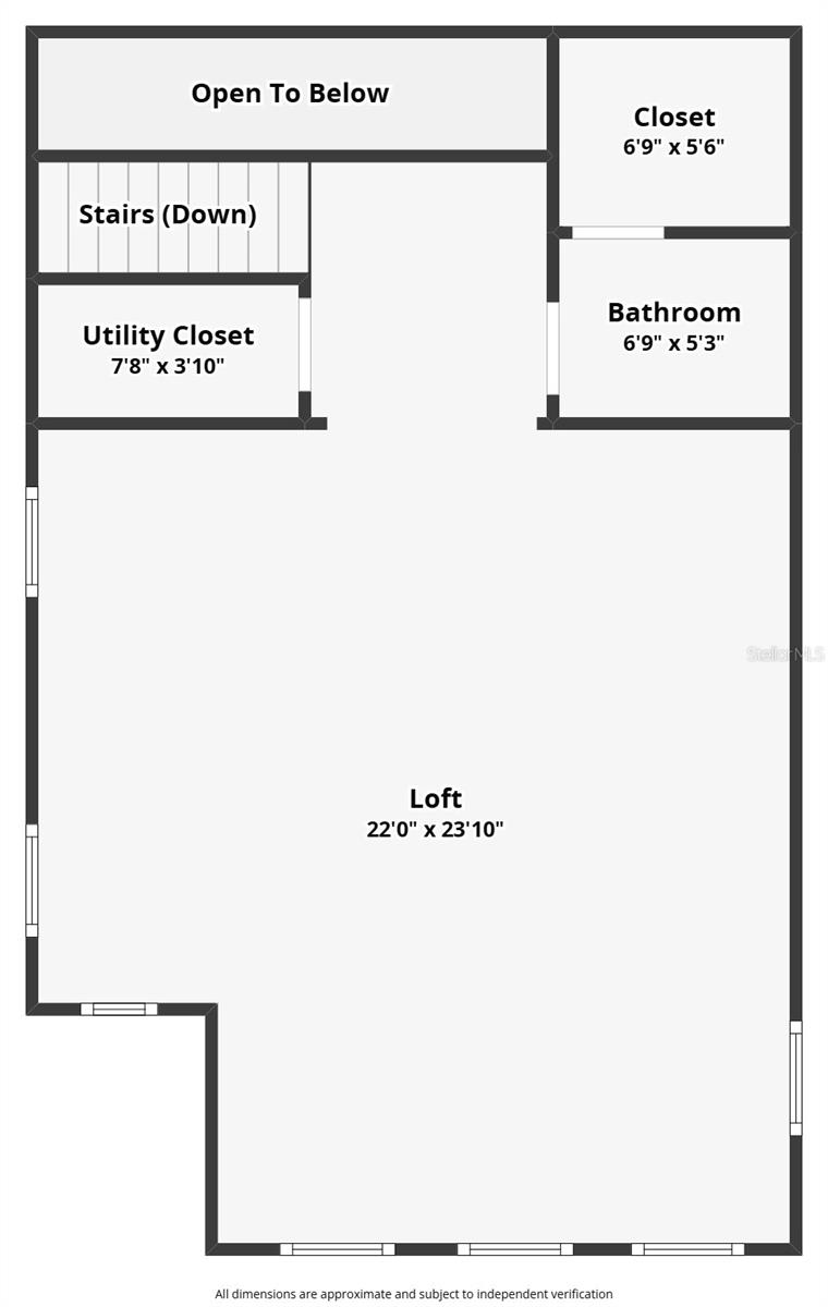 Second level floorplan