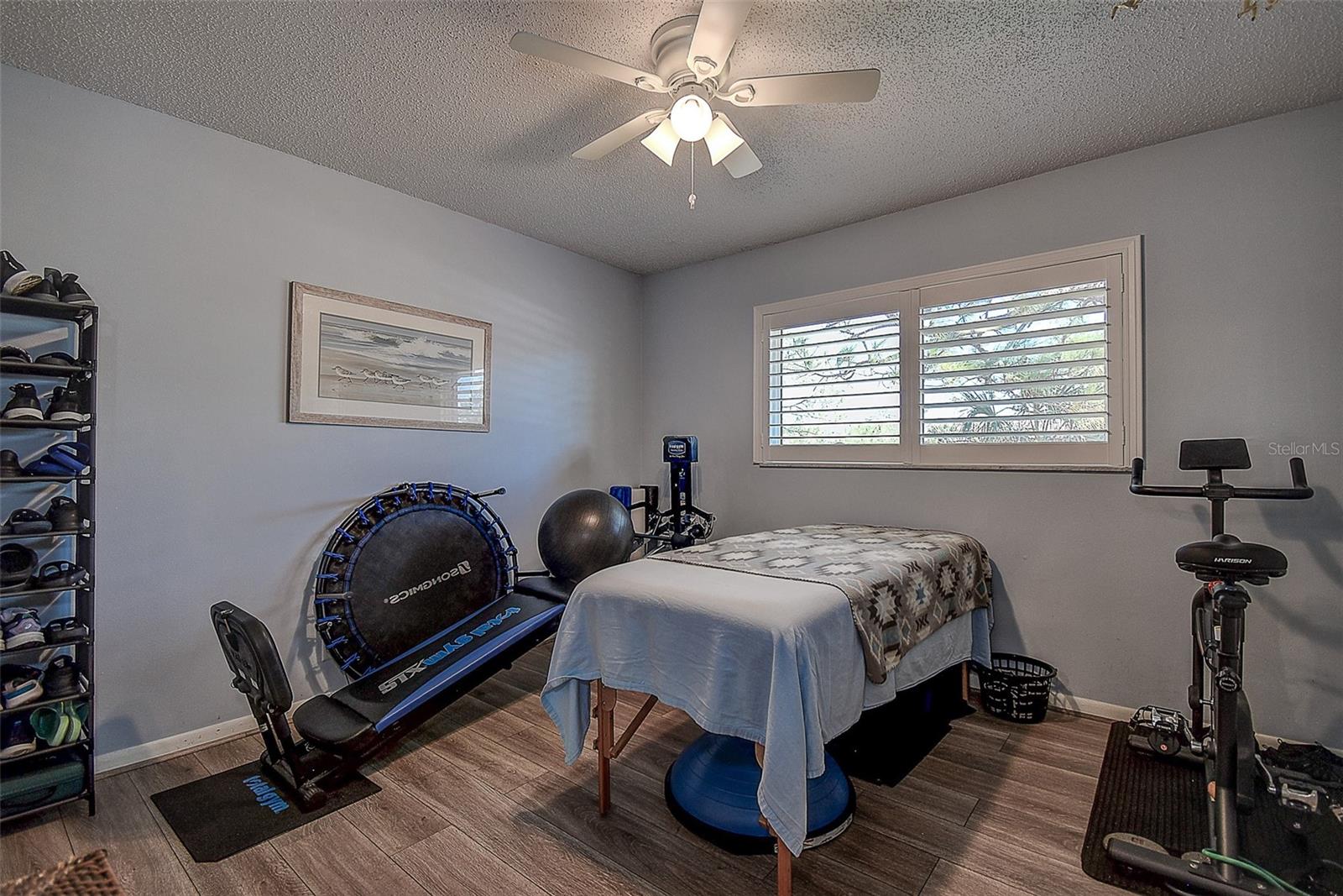 Second Bedroom has new shutters