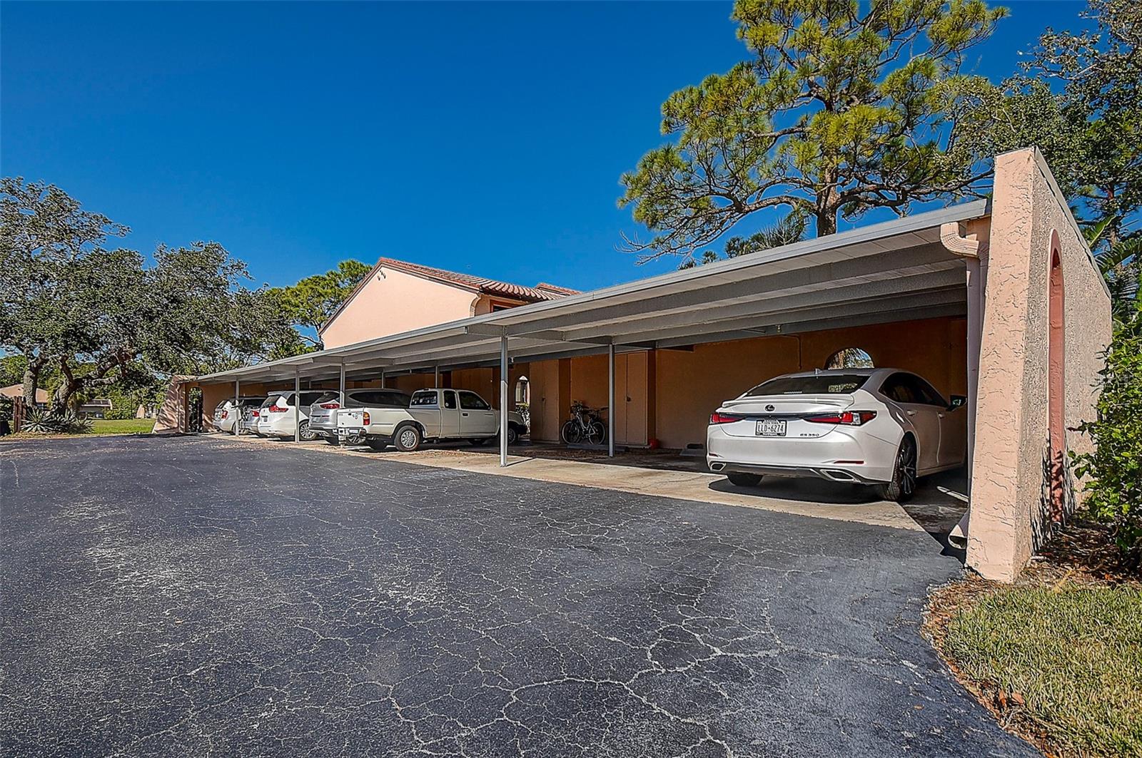 Carport for owners car