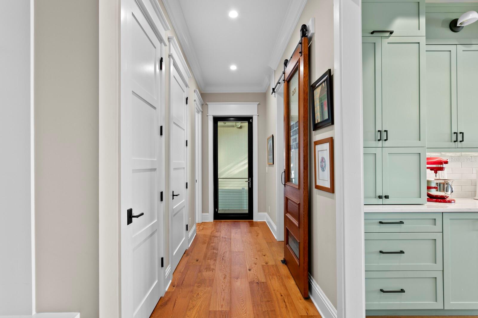 Entry hallway from garage