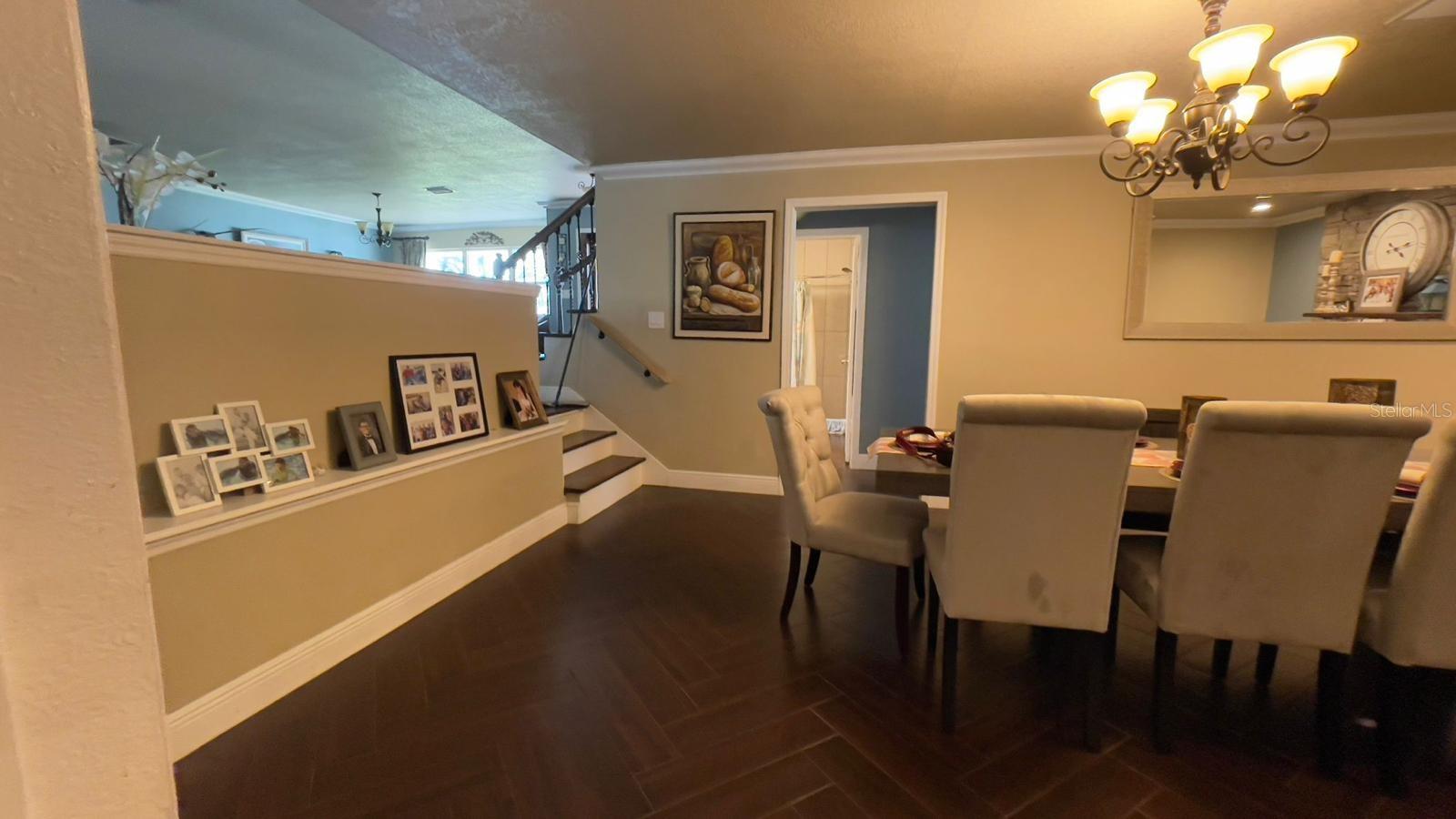 dinning room stairs