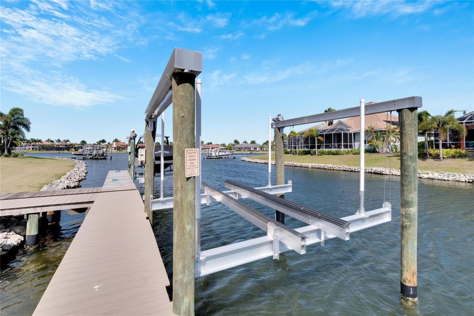 Dock and 13,000 pound  Lift