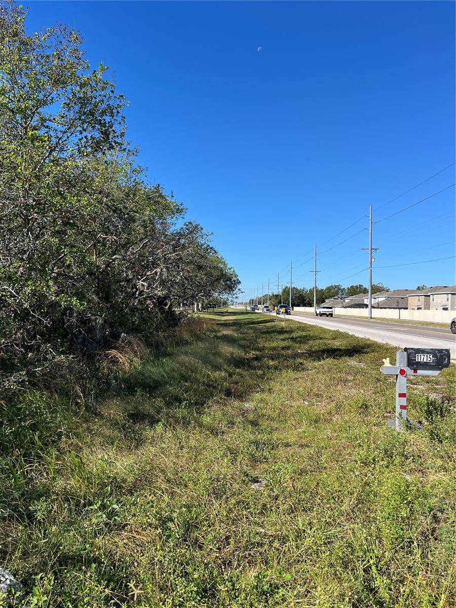 View to Left exiting Driveway