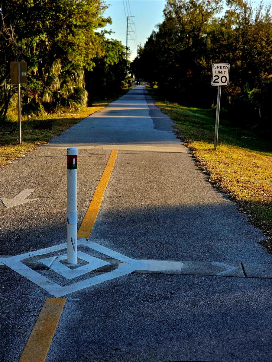 PINELLAS TRAIL LOOKING NORTH, WITHIN WALKING DISTANCE