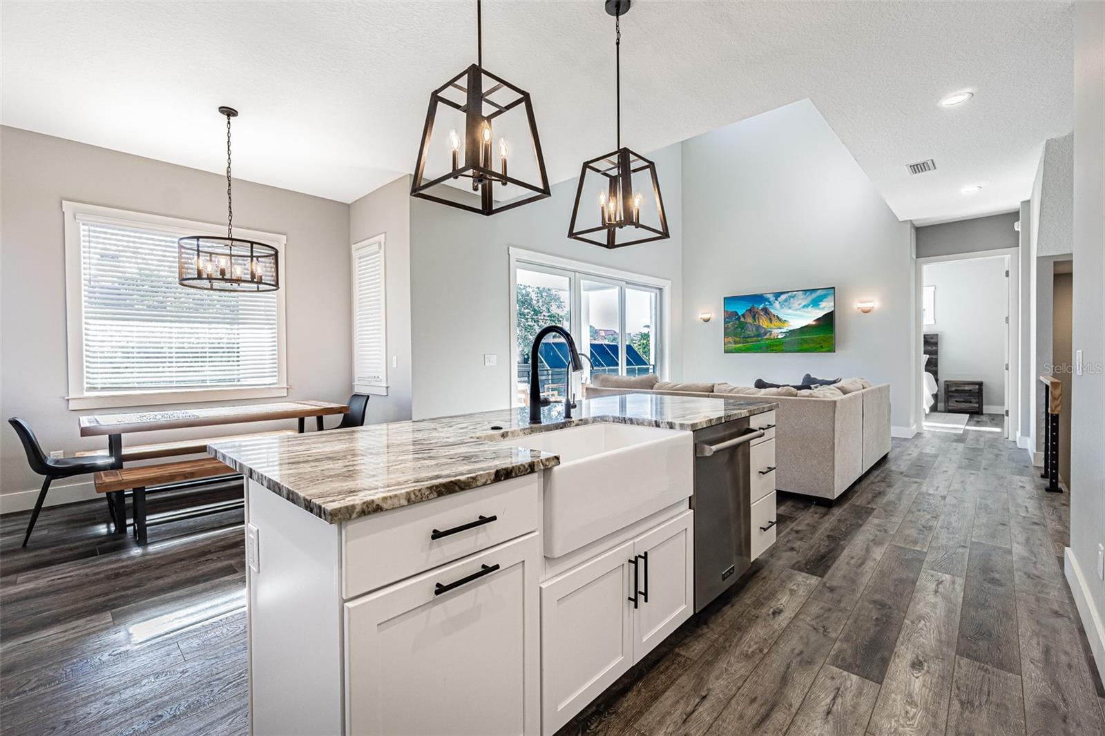 Kitchen opening to Main Living Area - Level 2