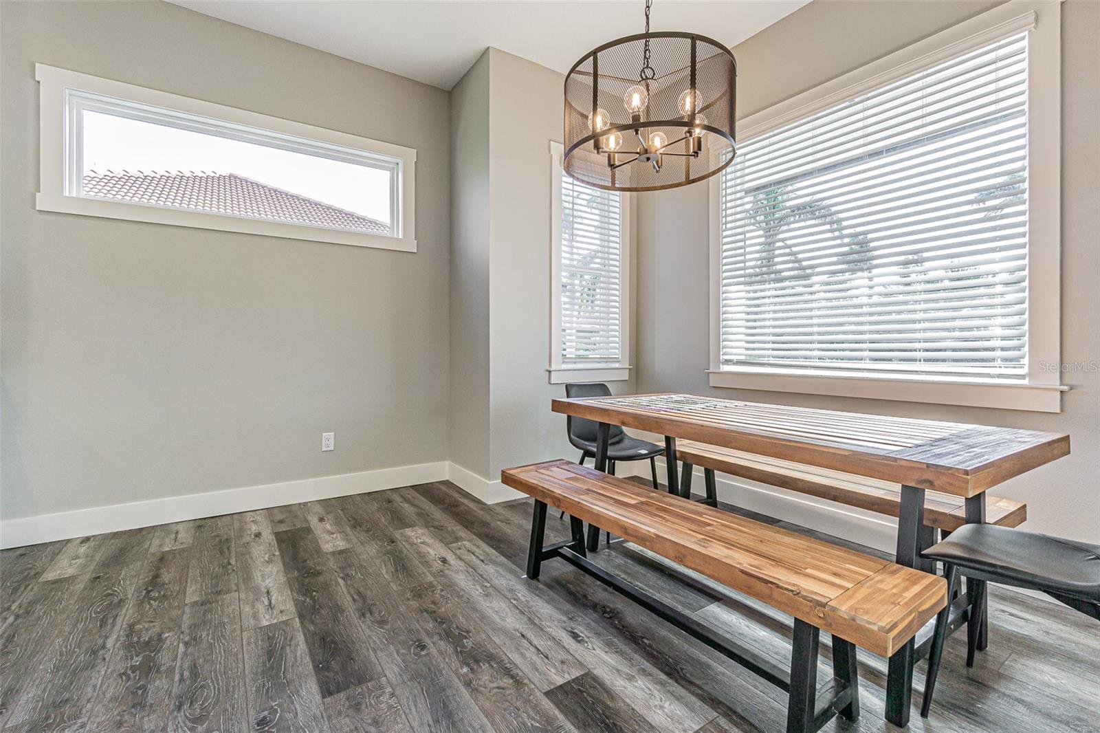 Dining space off kitchen area