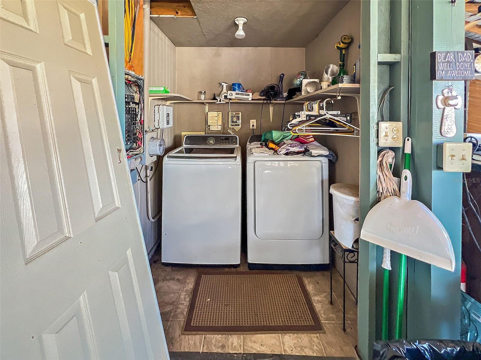 Outdoor Laundry Room