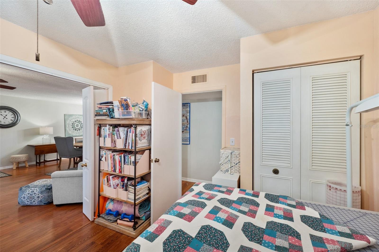 3rd Bedroom off of the Living Room has been used as a sewing room