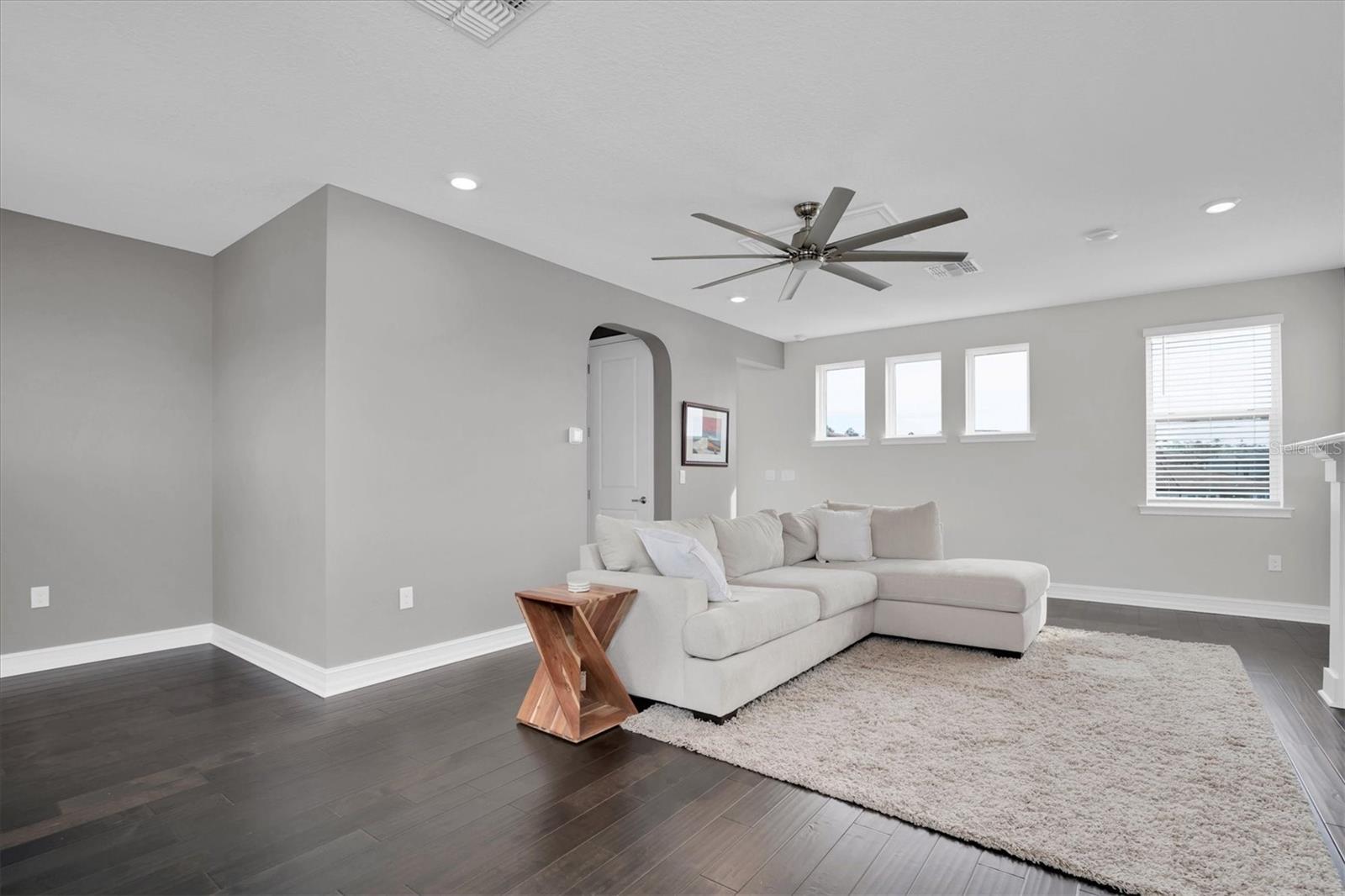 Game Room Loft with Fireplace