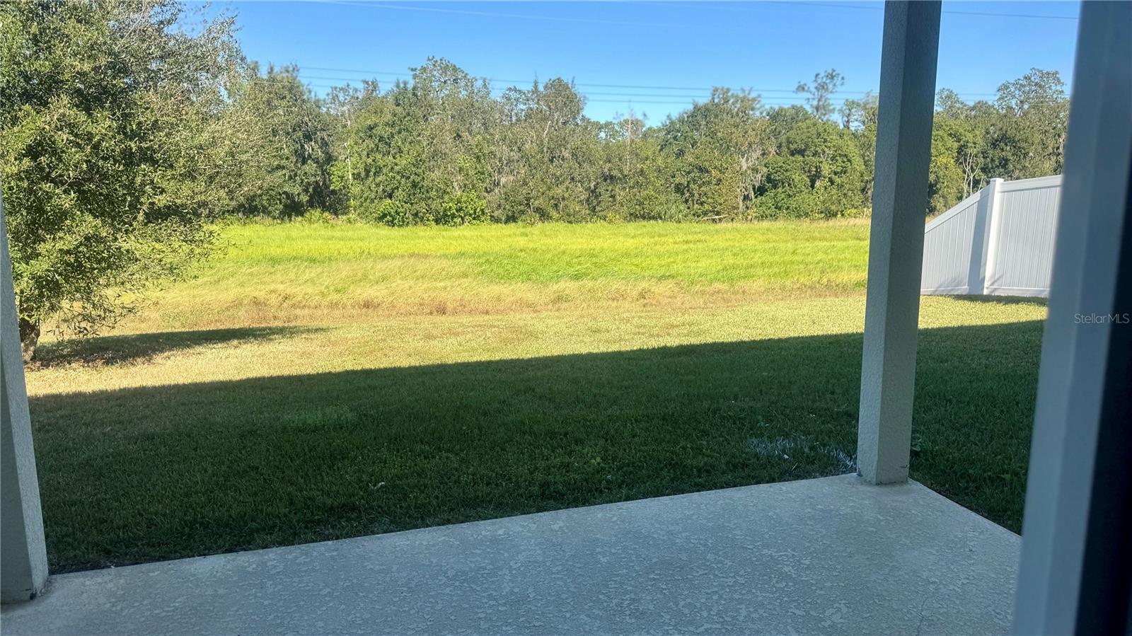 Covered patio