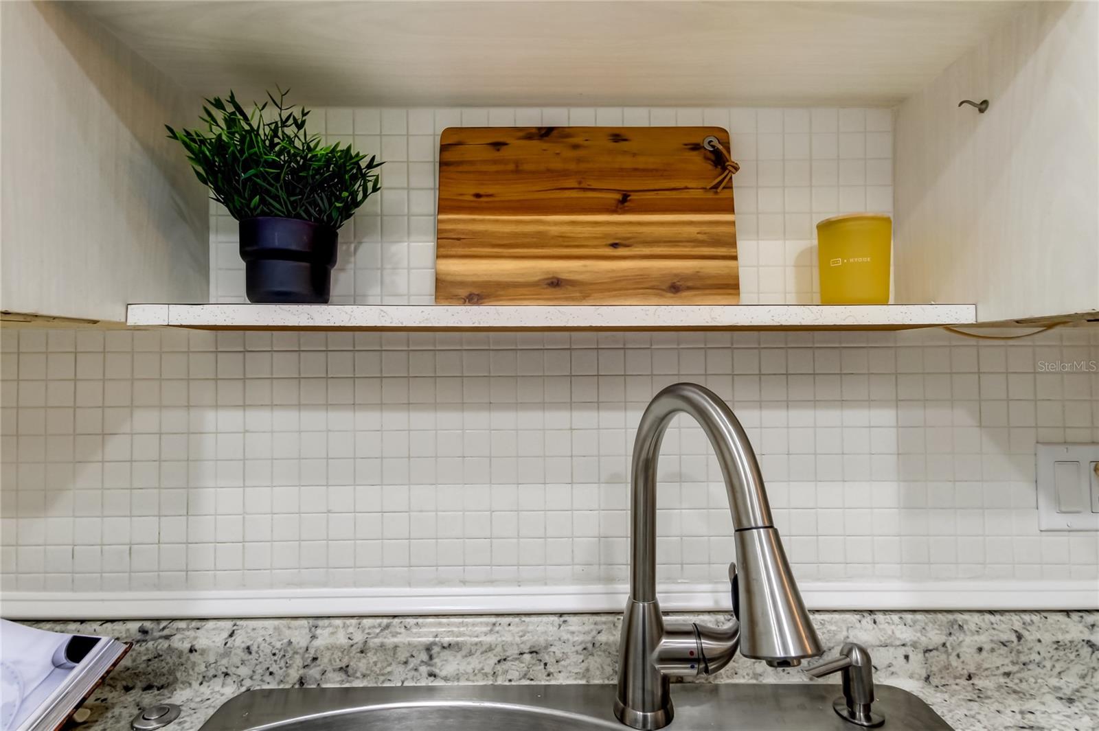 22a. Convenient Shelf Over the Sink for Quick Grab Items! Or a lil Decor to Make Your Kitchen Pretty!