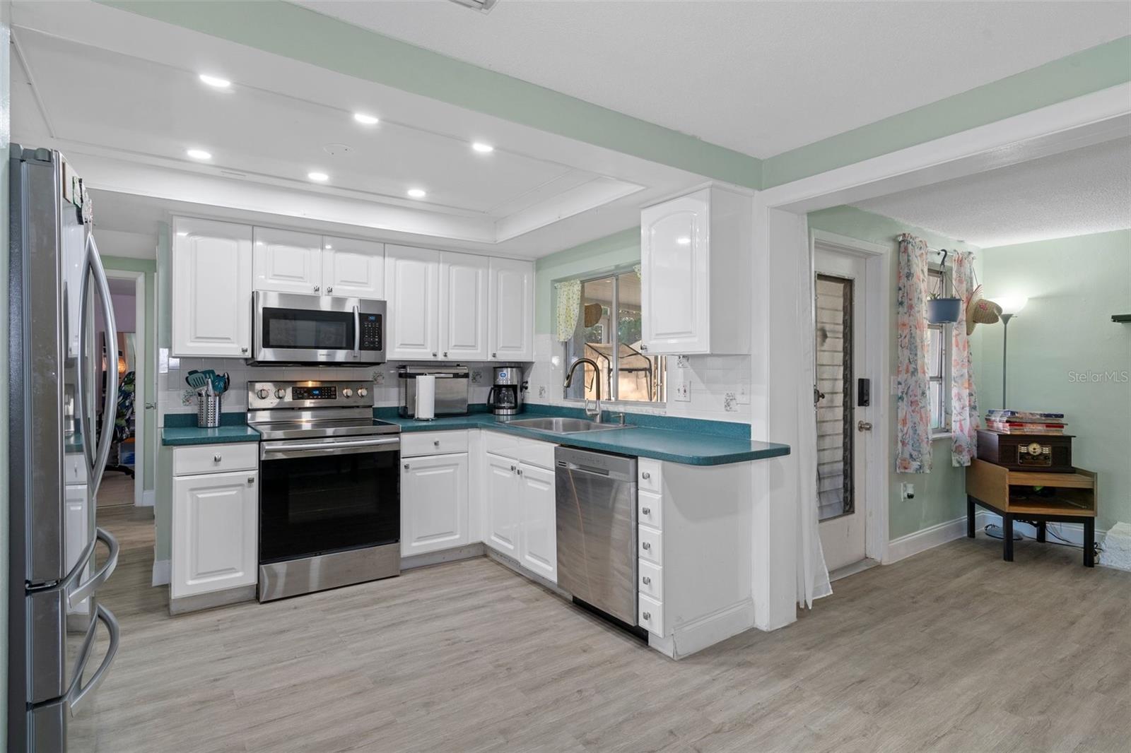 Kitchen with Stainless Steel Appliances