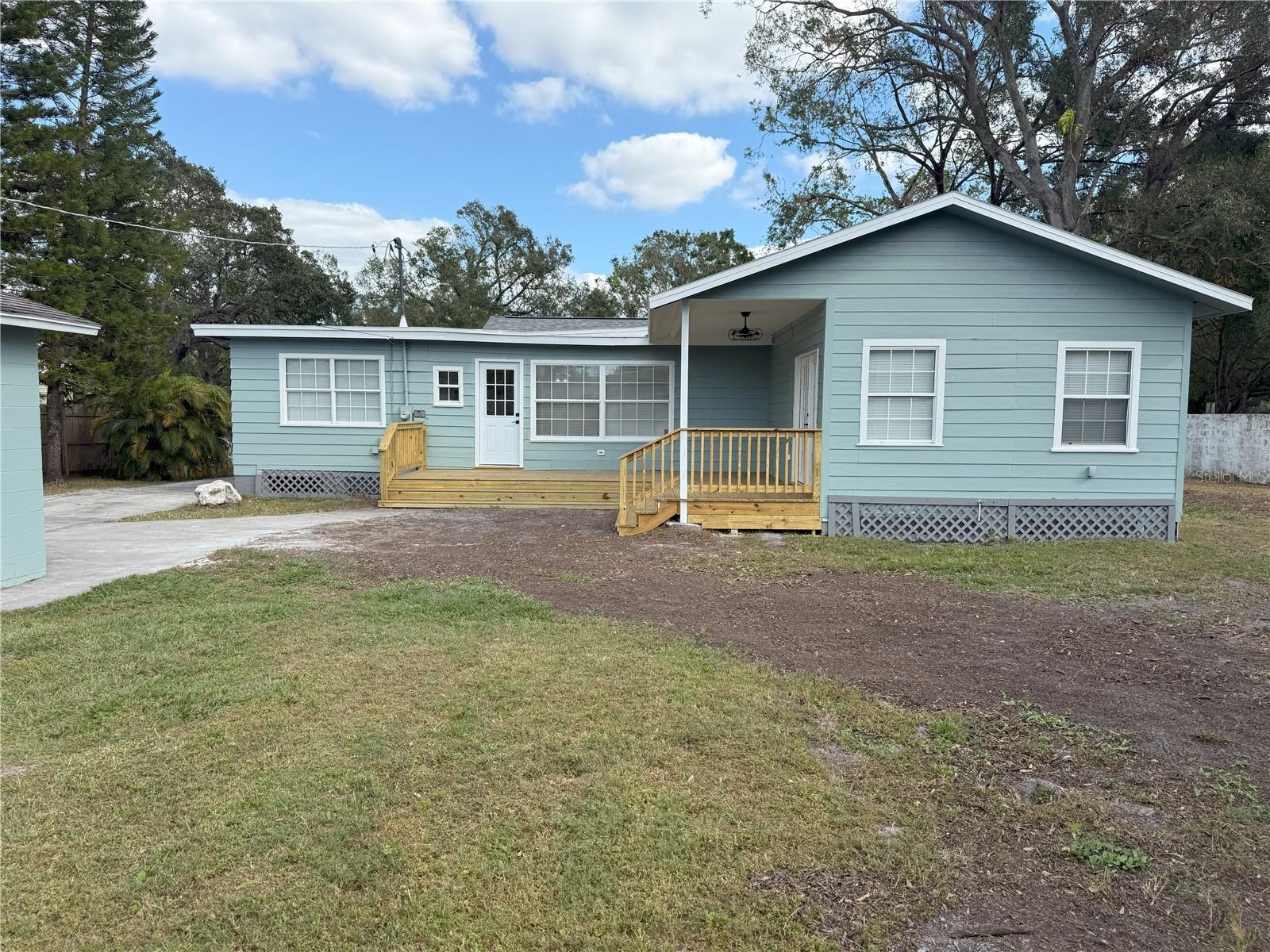 Back of House with Deck