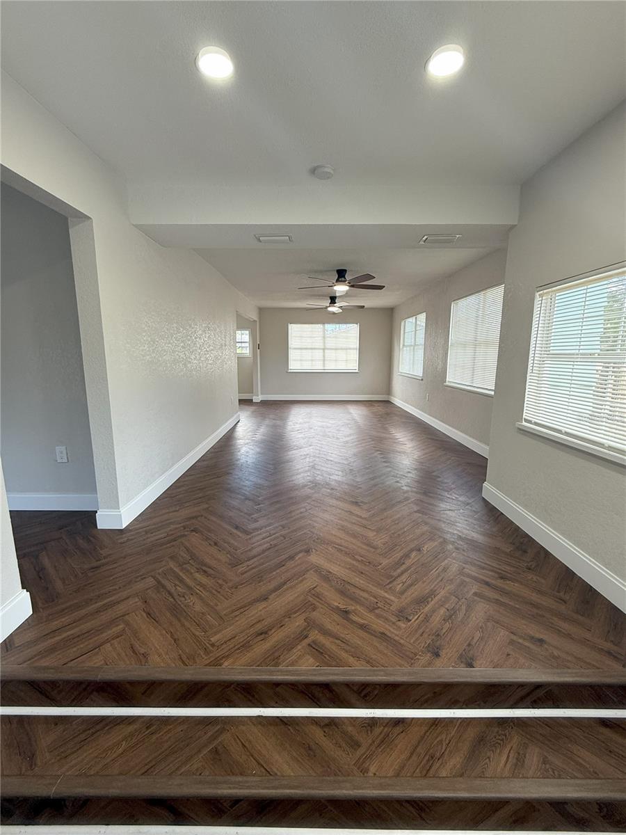 Entry, Living Room and entrance to Office/Den