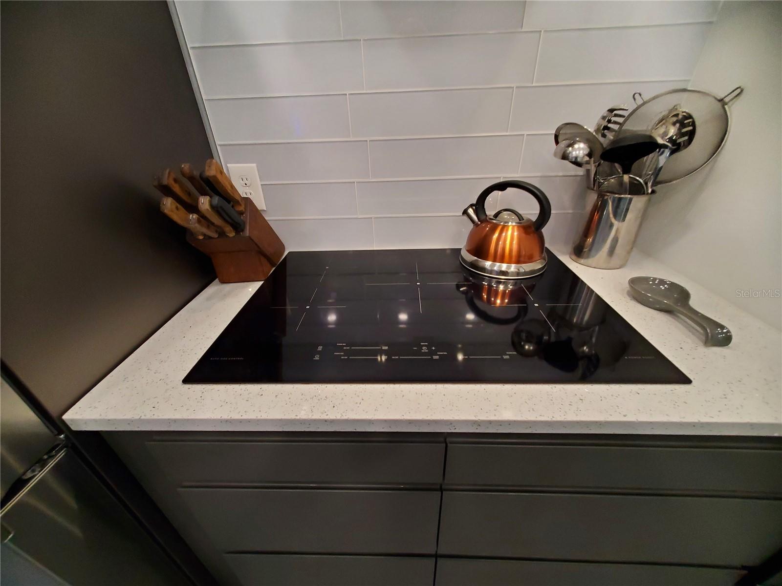 Sink wall. Note the Quartz Countertops.