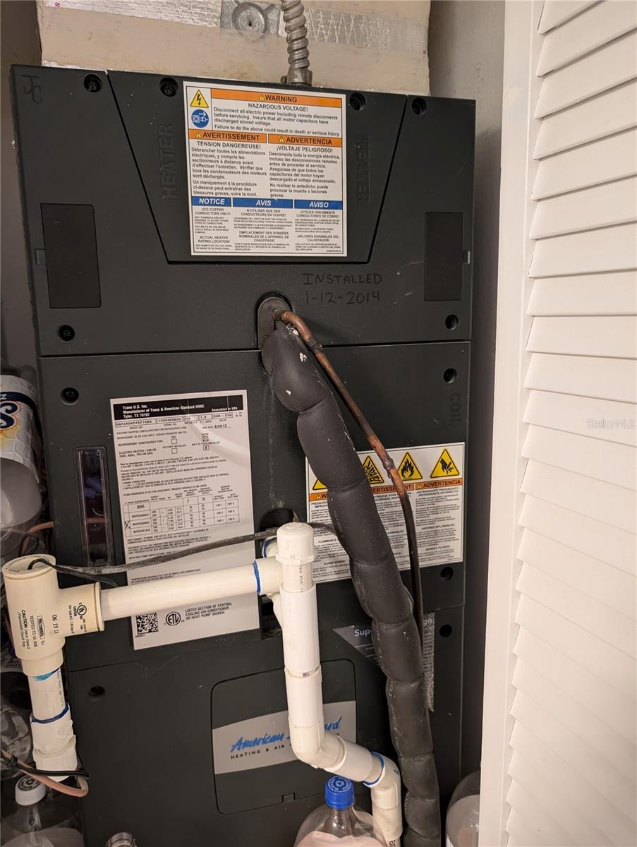 HVAC closet