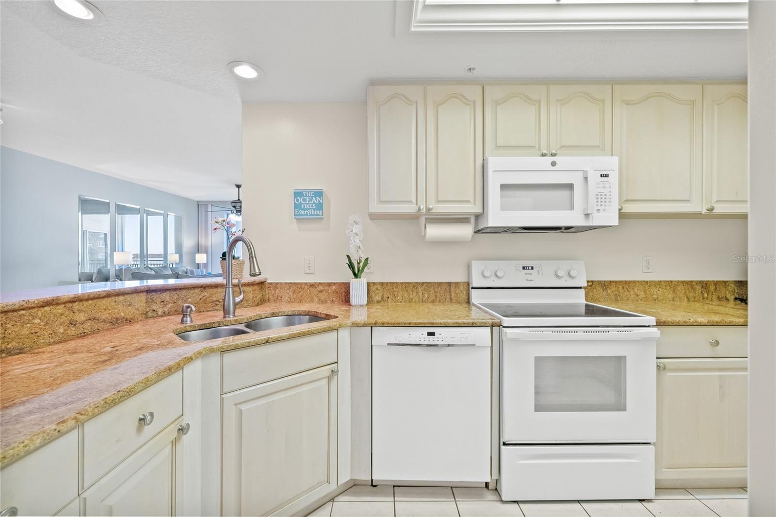 Space for multiple cooks in the kitchen.