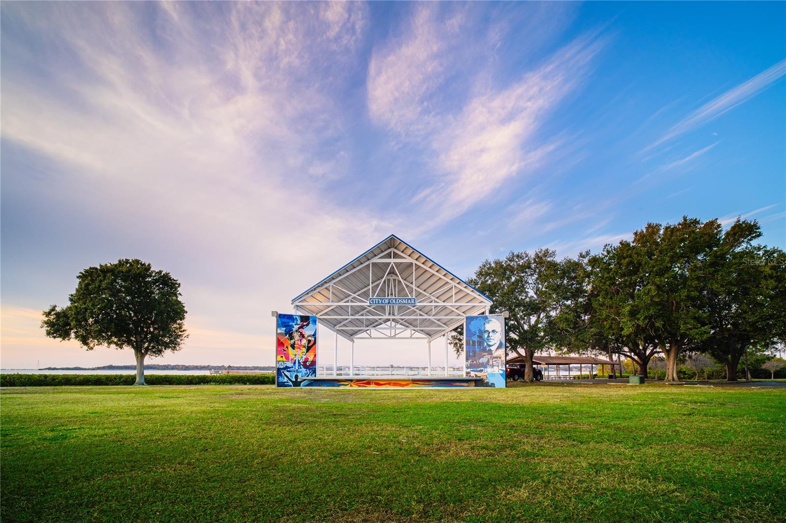 bandshell at RE Olds park