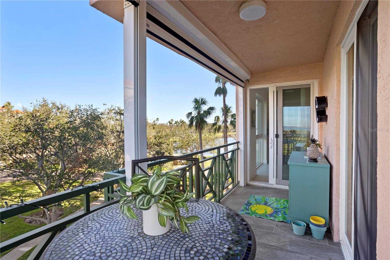 Side veranda looking at   Lake