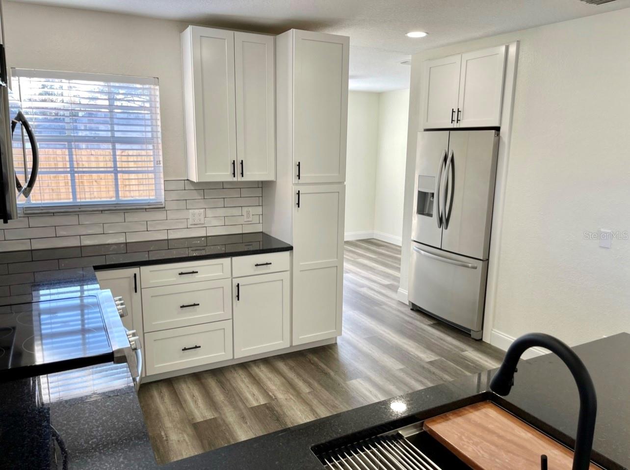 Kitchen view from dining area