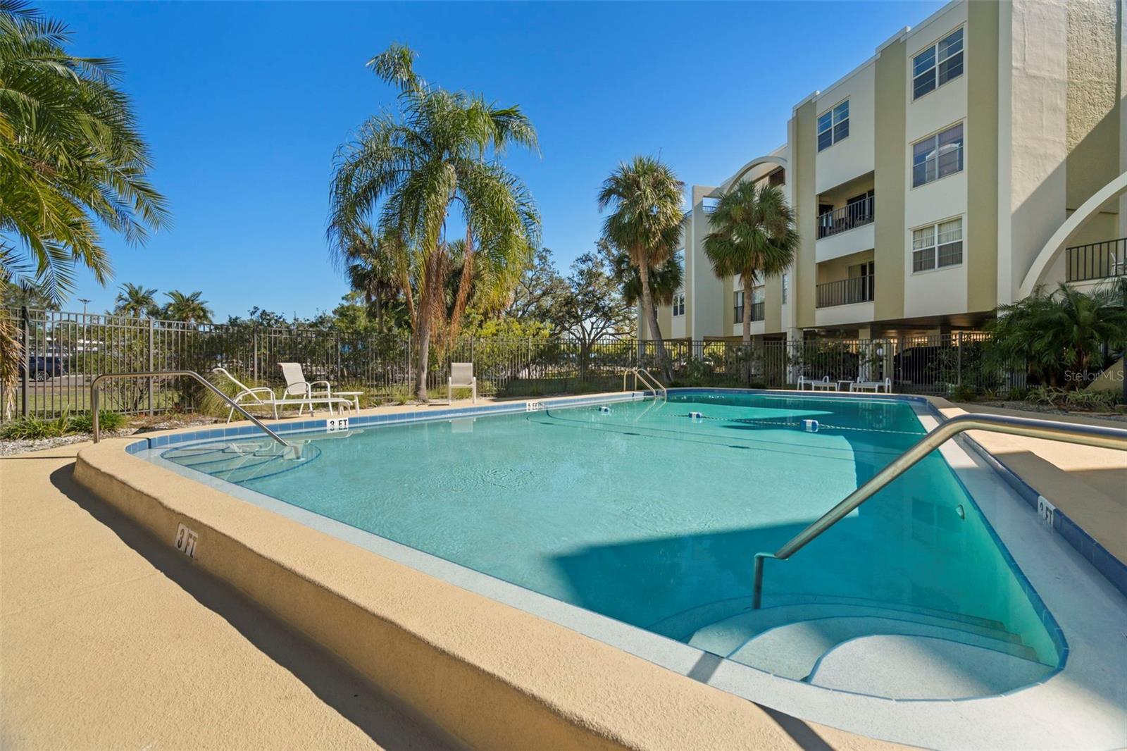 Pool, clubhouse and grilling area.