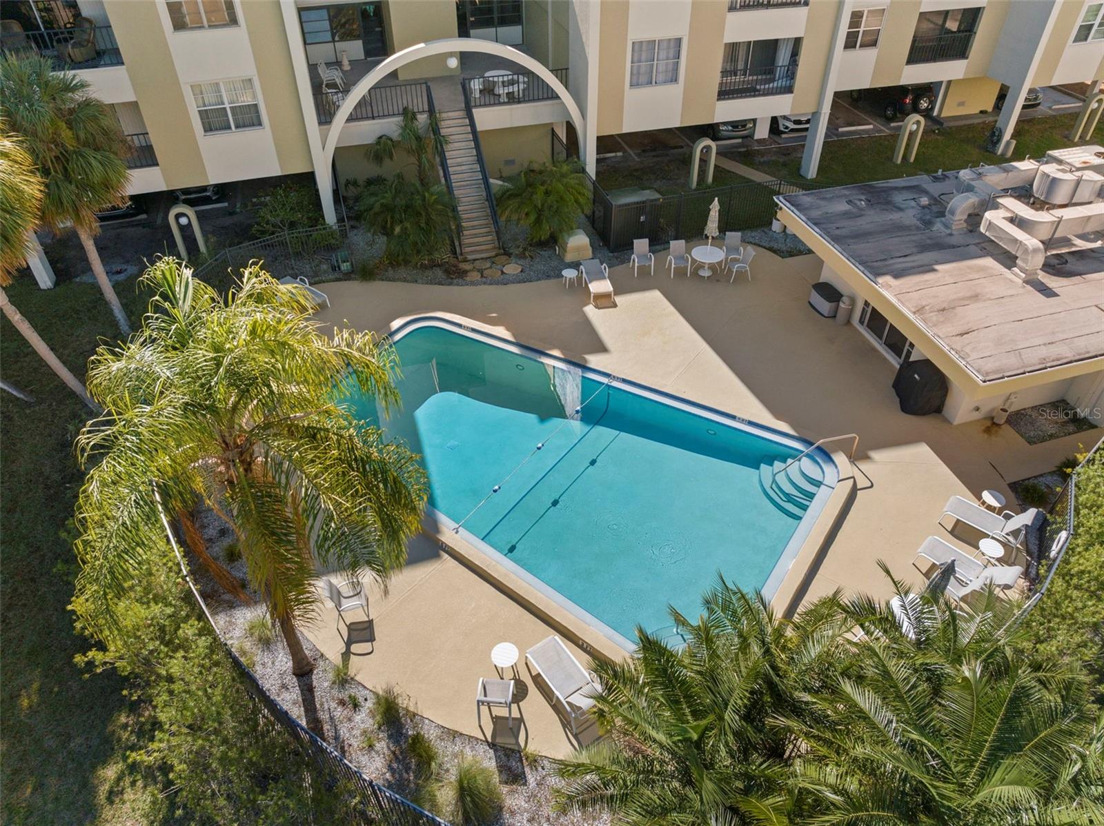 Pool, clubhouse and grilling area.