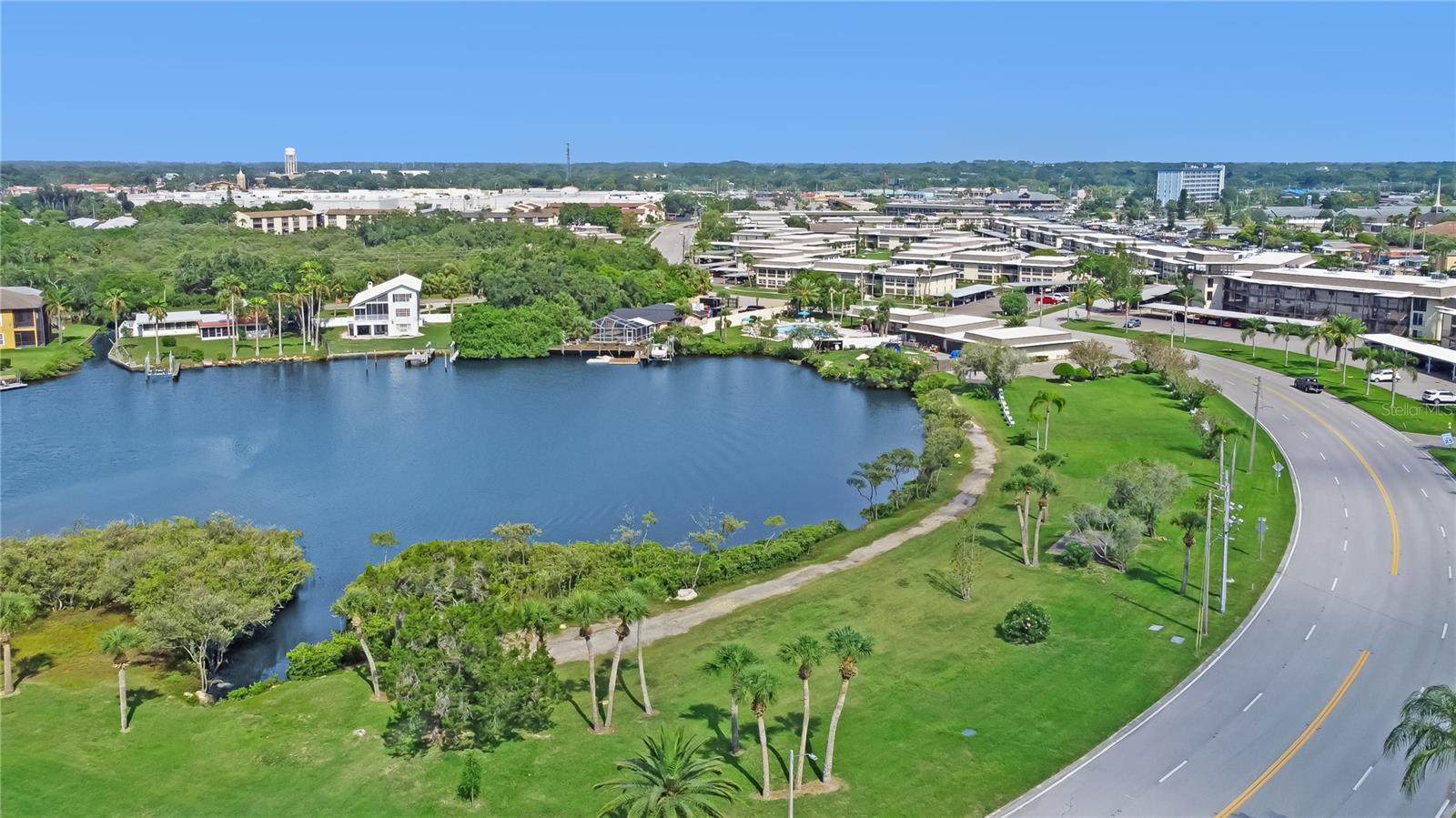 Gulf Harbors waterfront community.