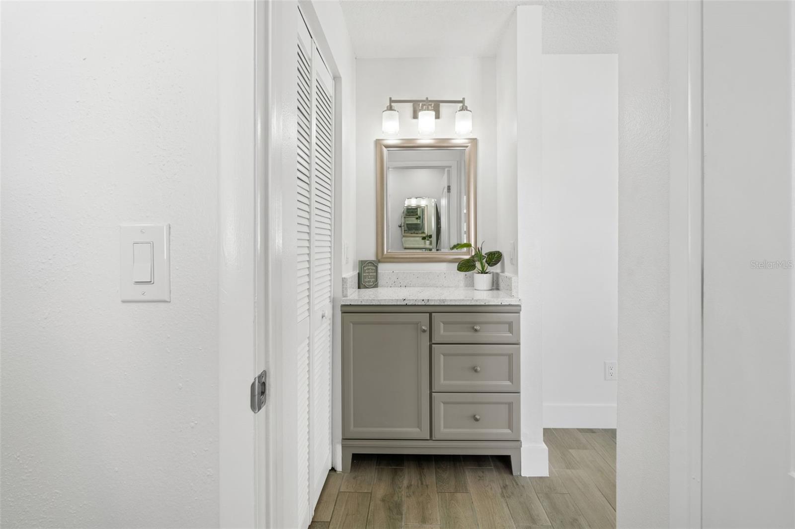 Master Bath makeup area