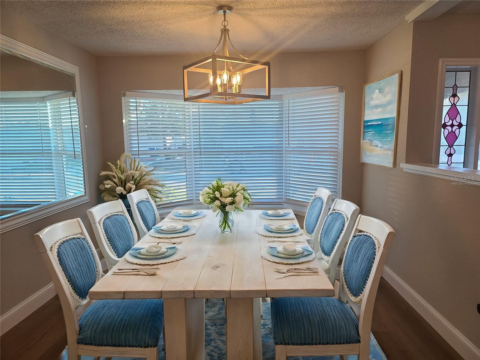 Virtually Staged Dining Room