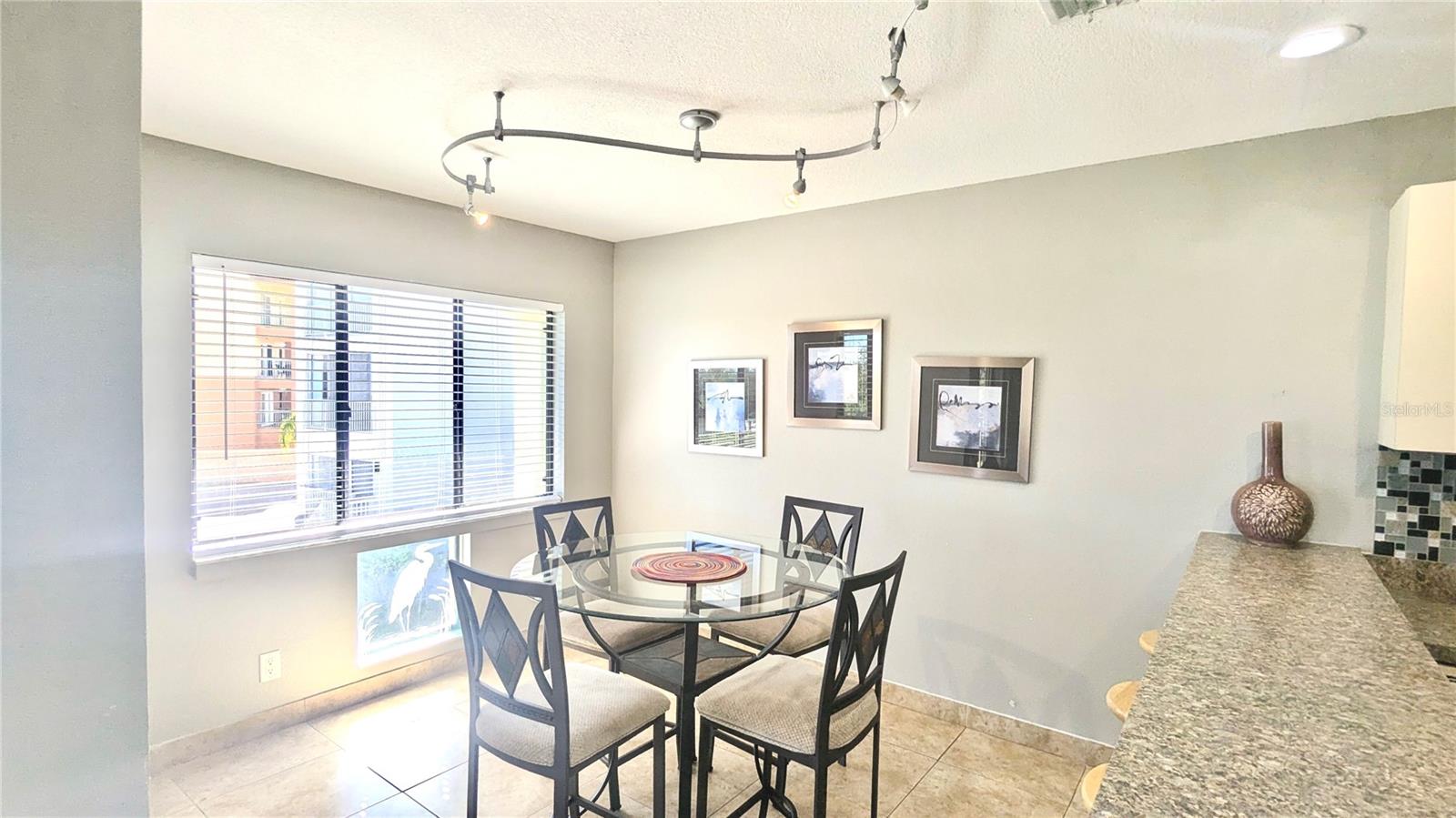 Light-filled dining room