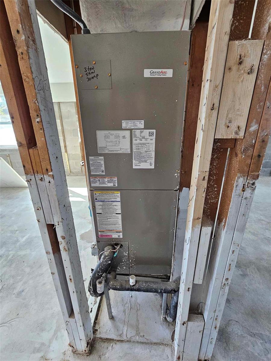 inside air handler