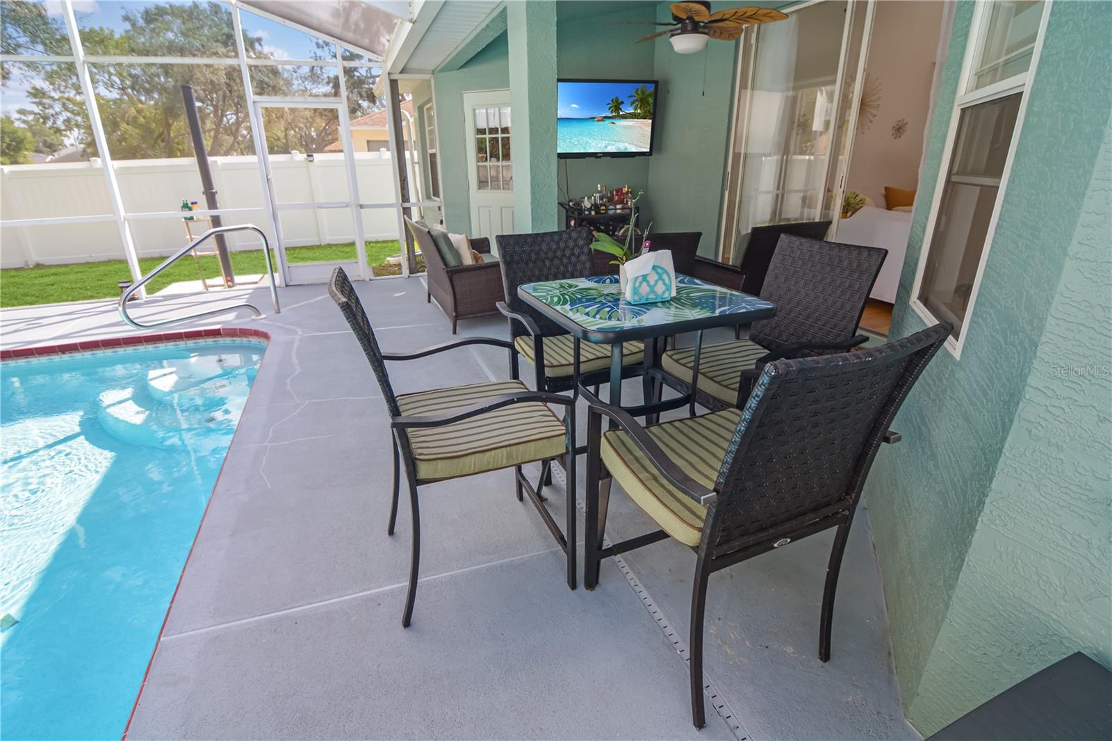 Poolside Dining Area