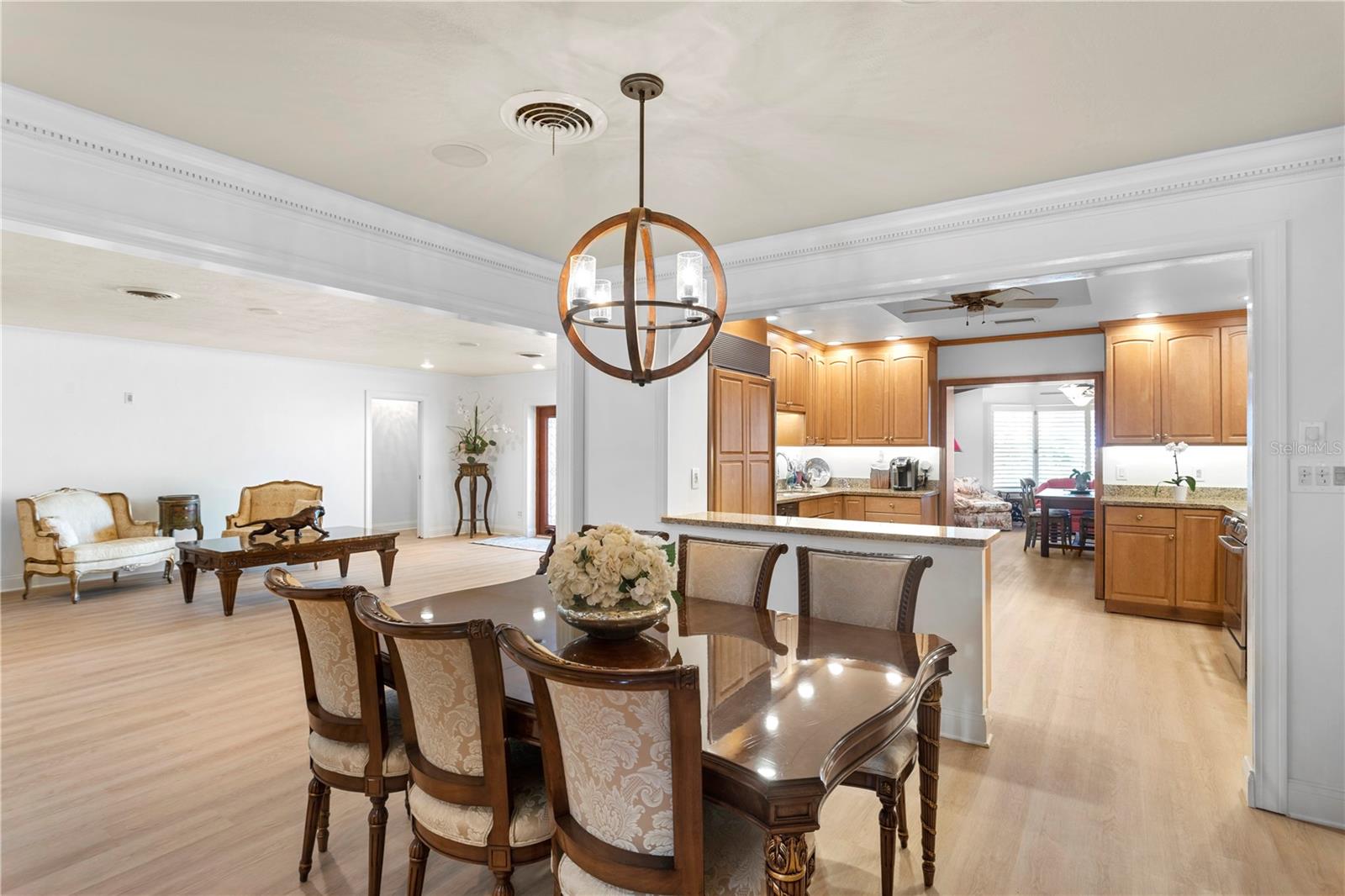 Dining Room with view of Kitchen and Living Room