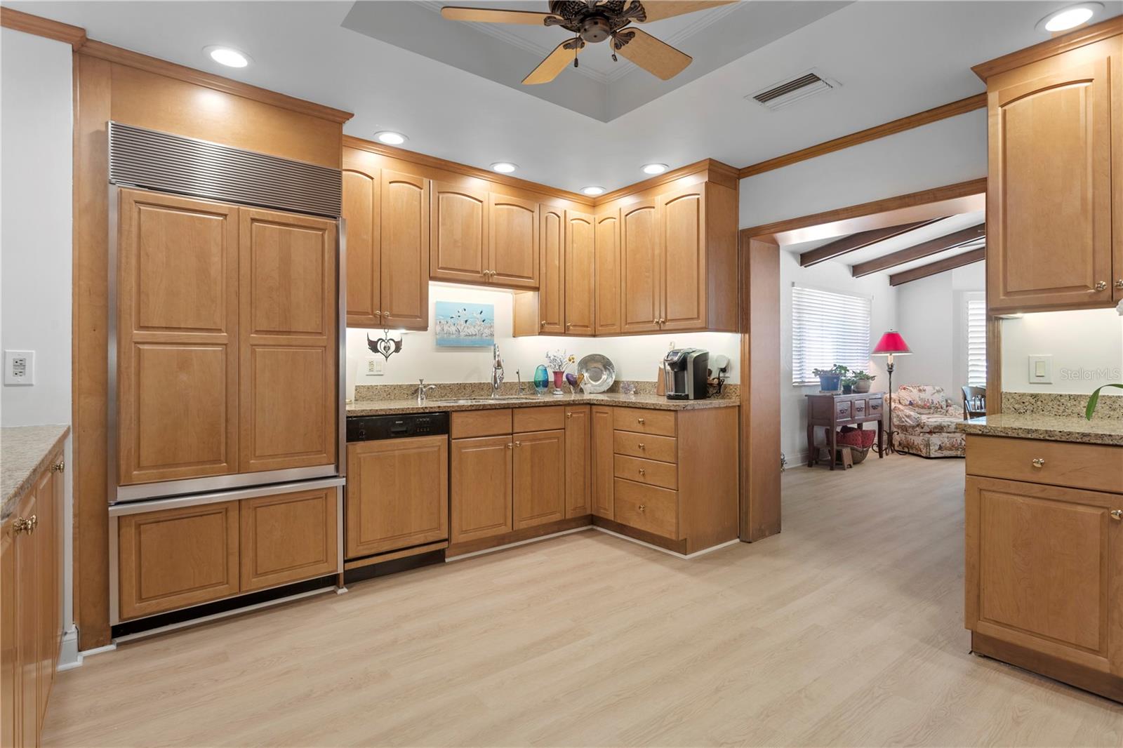 Kitchen looking into bonus Morning Room