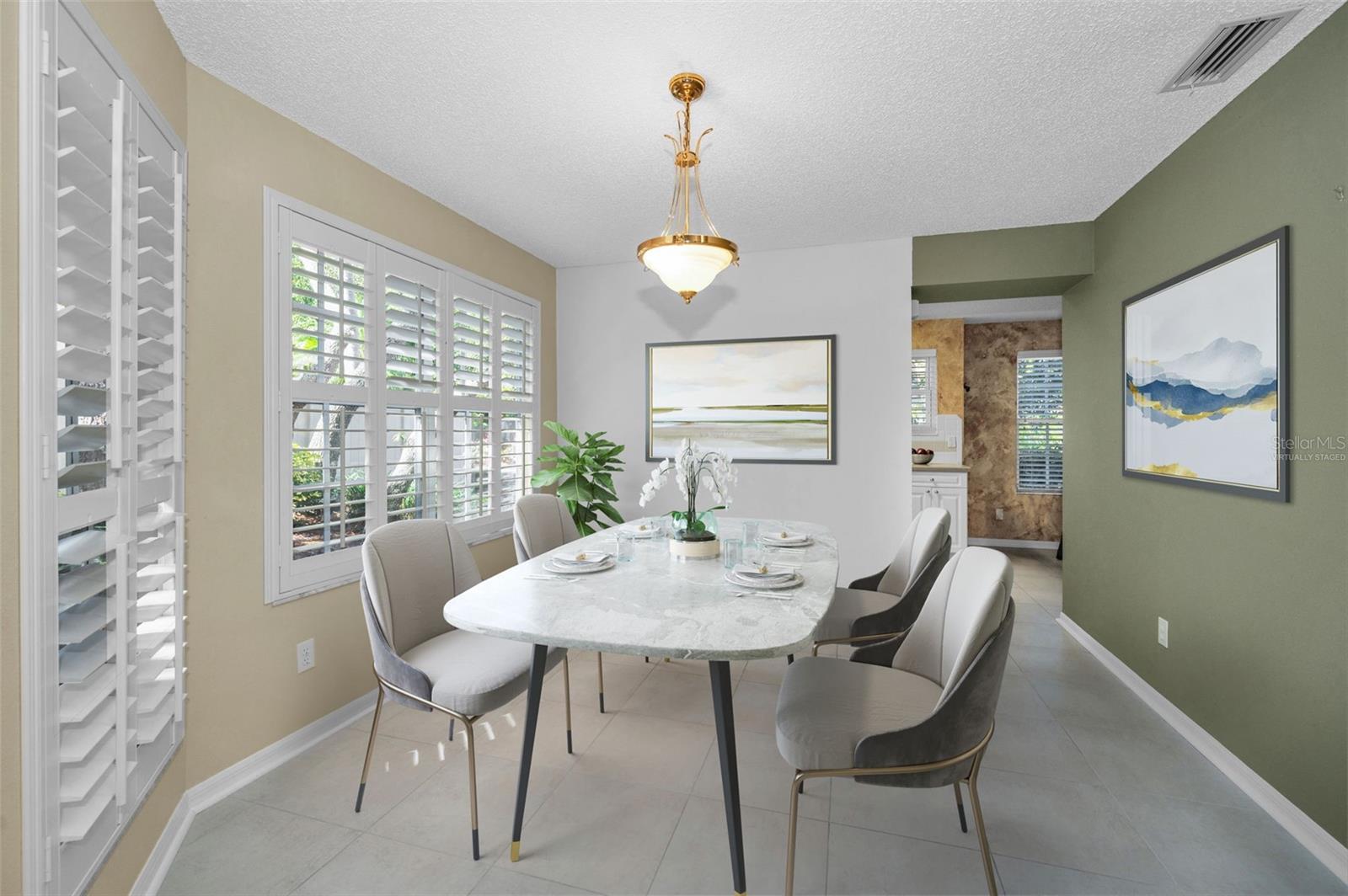 Dining Room-Virtually Staged