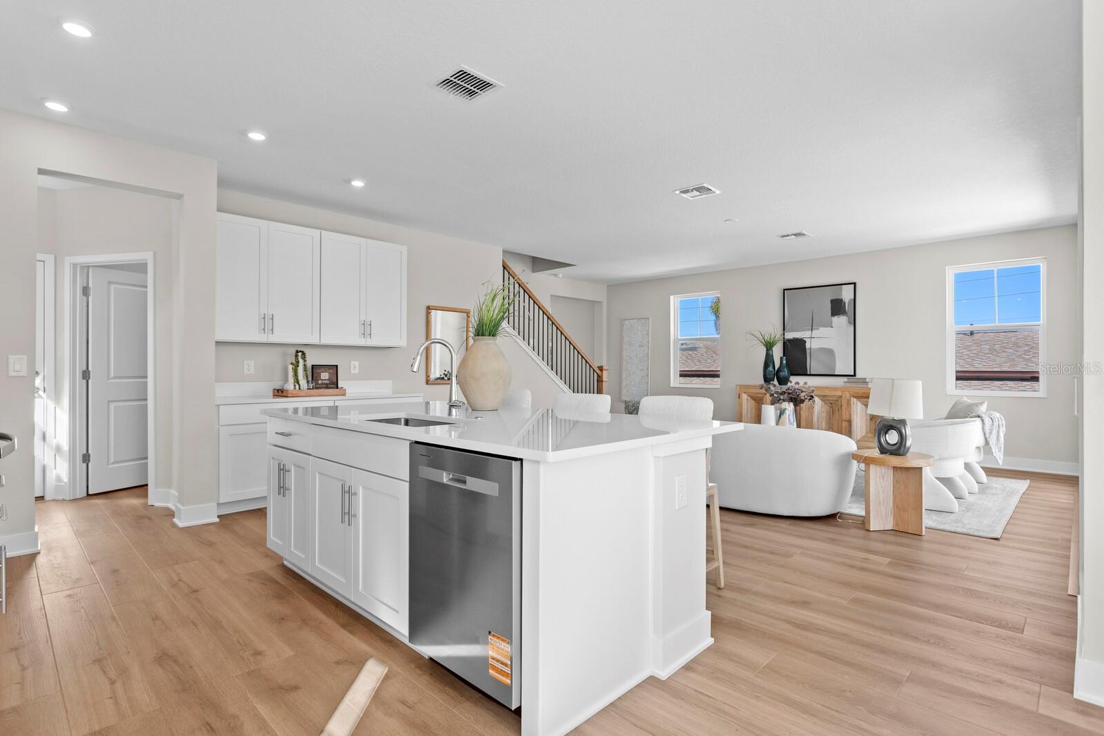 Staged Mallard - Open Concept Living