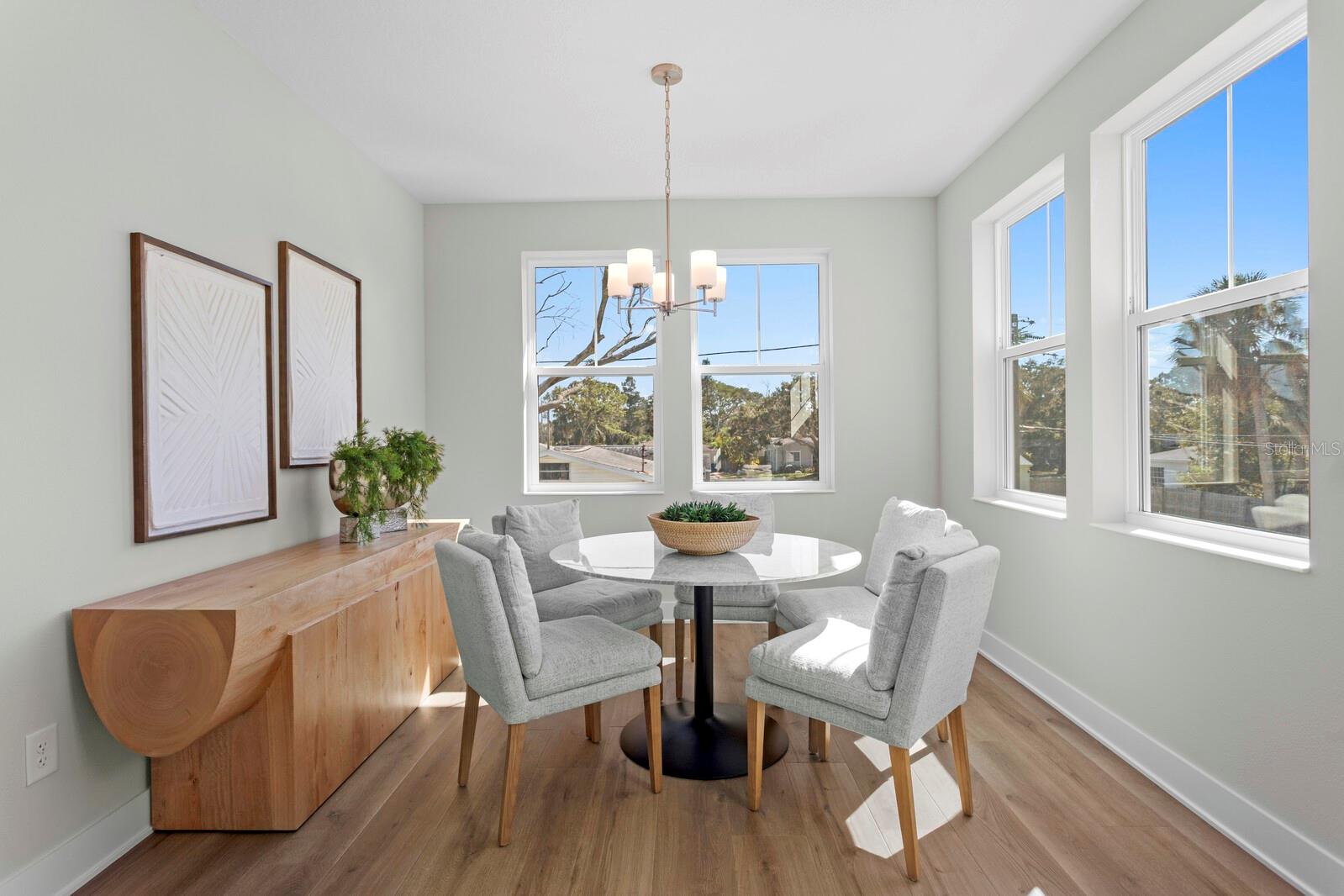 Dining Space overlooking stunning exterior views