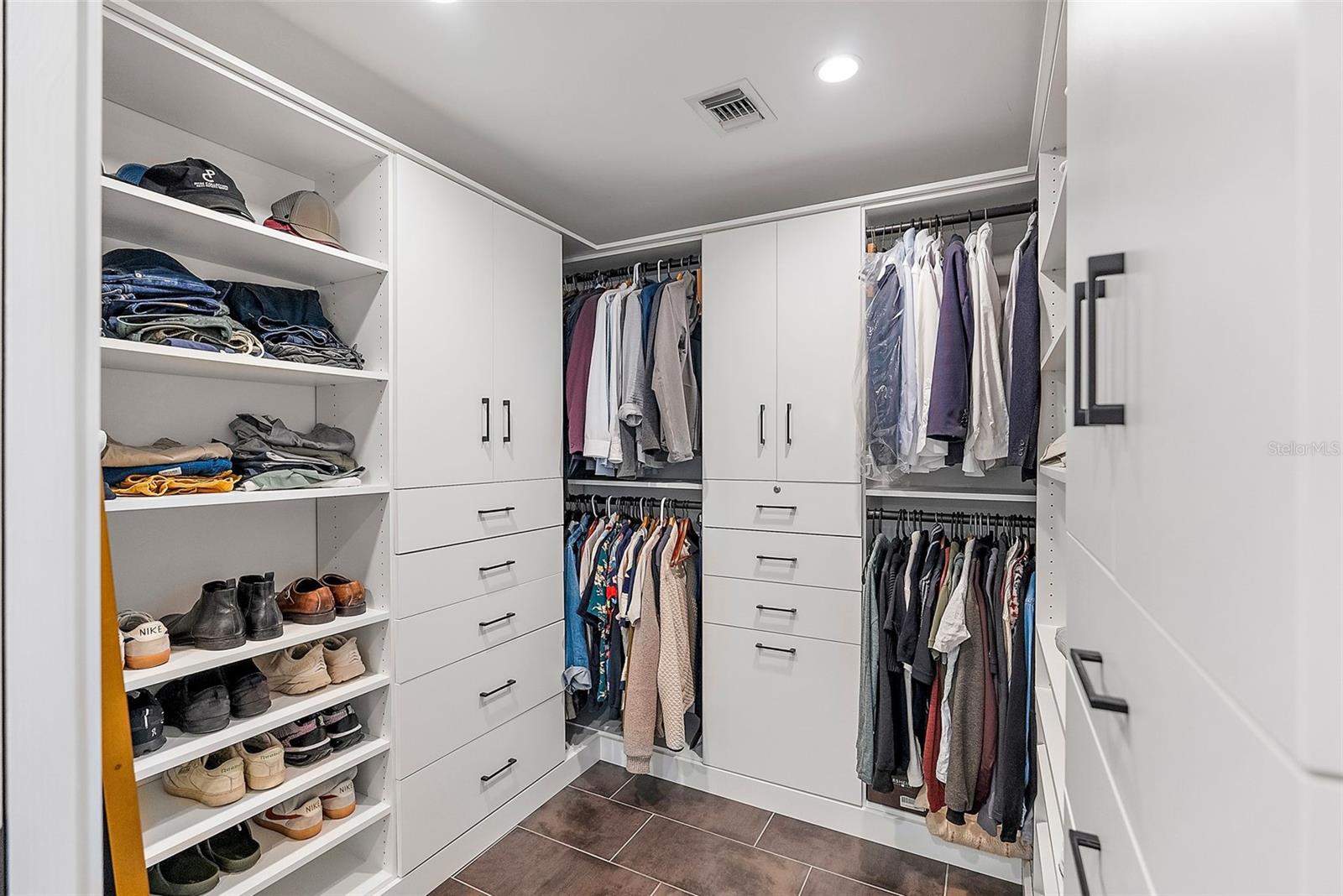 Custom Closet buildout in the primary bedroom